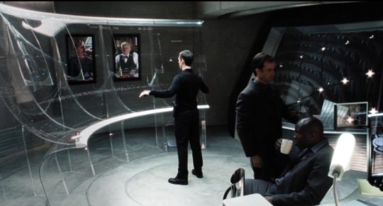 Tom Cruise using the interface from the movie "Minority Report"