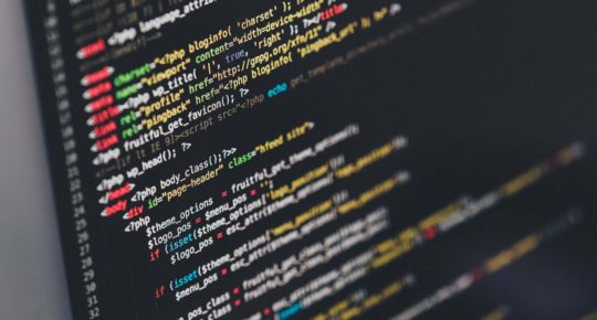 Image of a computer screen with code